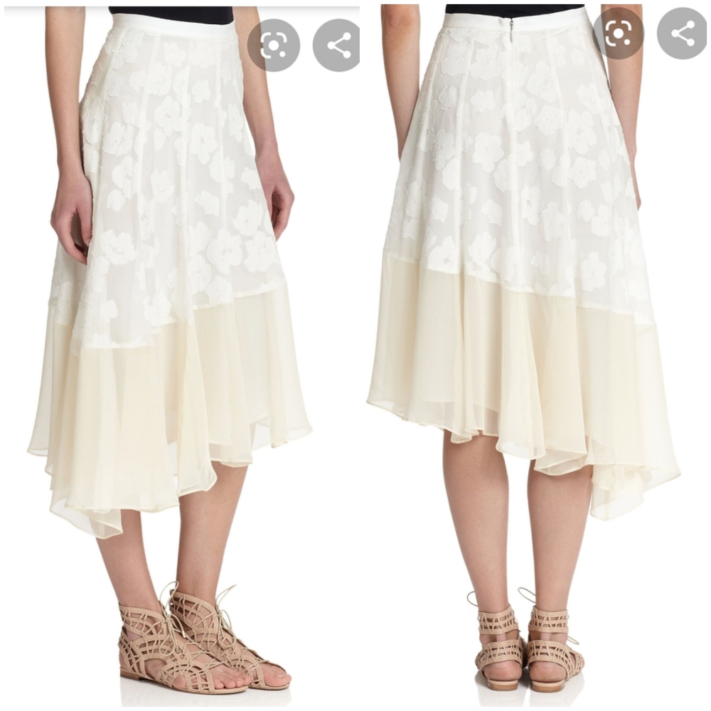 NWT Rebecca Taylor Asymmetrical Skirt